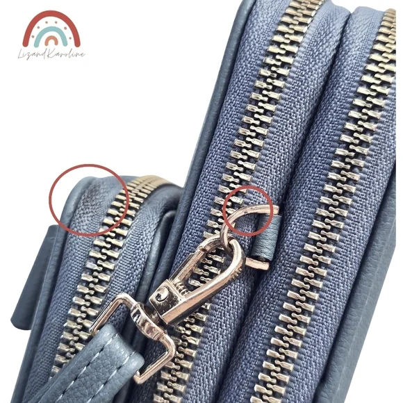 Faux Leather Phone Crossbody Wallet Small Bag - Picture 10 of 15